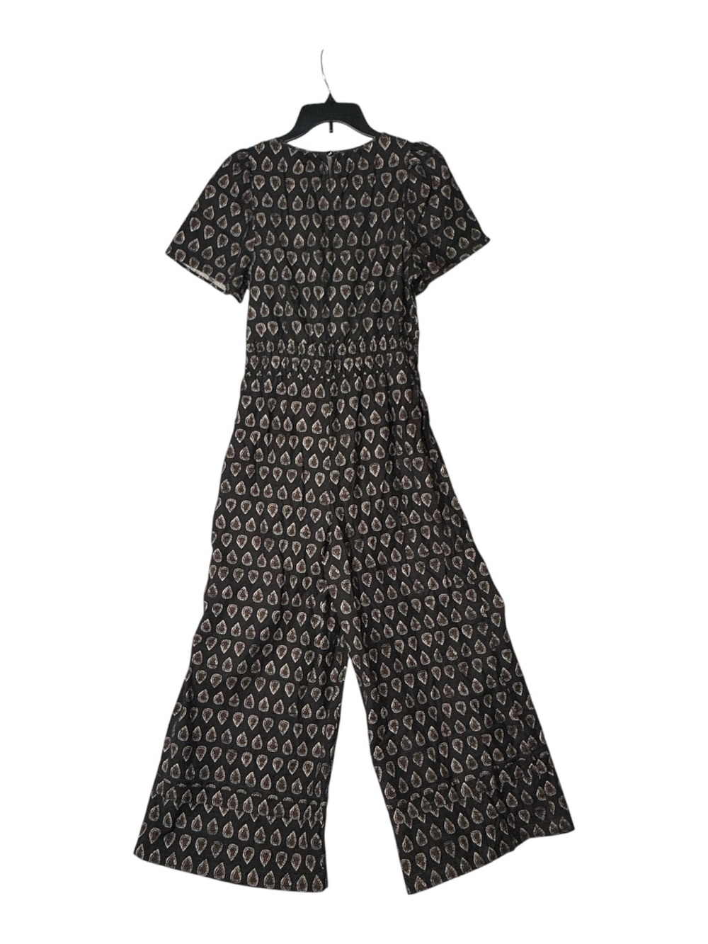 Anthropologie Women XS Black Wide leg Somerset Jumpsuit Motif Patterned BOHO - Picture 14 of 16